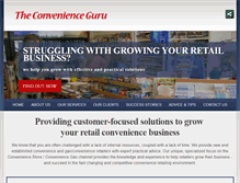 Tablet Screenshot of convenienceguru.ca